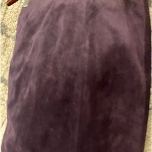 New with tags Chocolate Brown soft suede